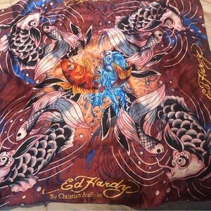Ed Hardy Vintage Silk Scarf